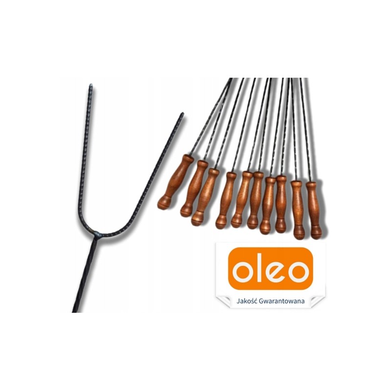 10 židinio lazdelių rinkinys 120 cm