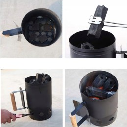 ⭐ Kaminas anglies briketams apšviesti BBQ griliui ⭐