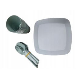 Smukee green pikniko indų rinkinys, 32 vnt