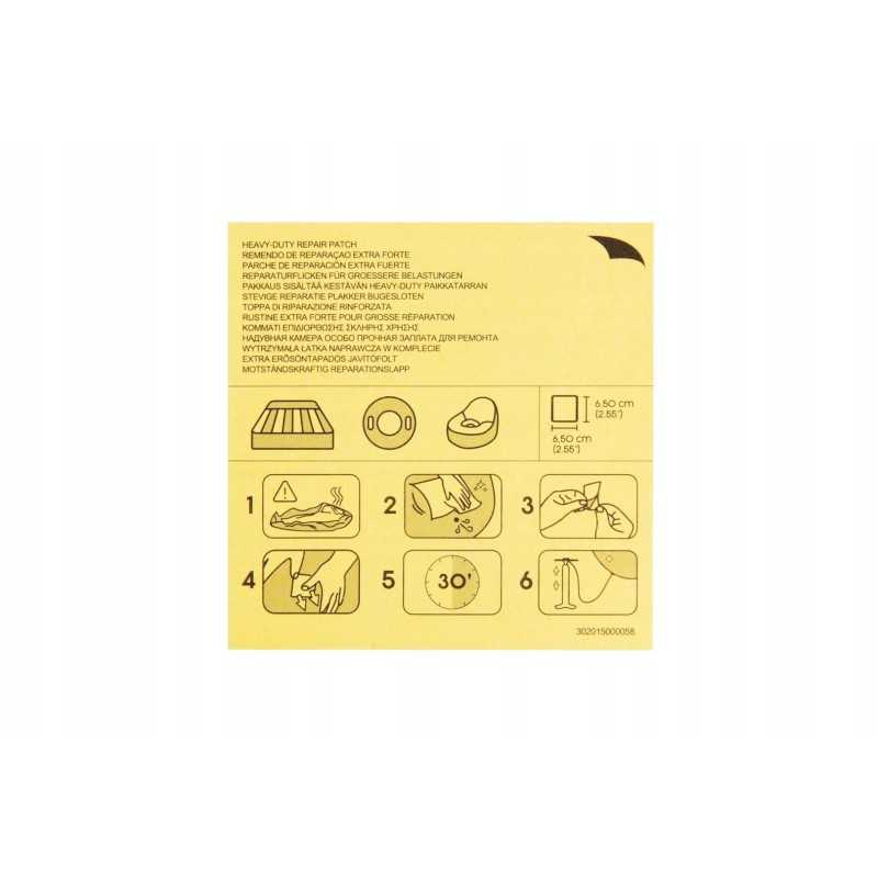 Bestway 62068 remonto komplektas remonto metai 6 5cm x 6 5cm 10vnt