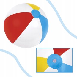 Täispuhutav värviline rannapall 51 cm