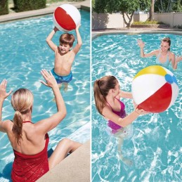 Täispuhutav värviline rannapall 51 cm
