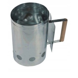 Kaminas apšvietimui anglies briketai BBQ židinys židinio grilis 26x17cm sidabrinis4