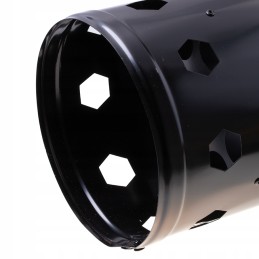 Kaminas anglies briketų kepsninei apšviesti