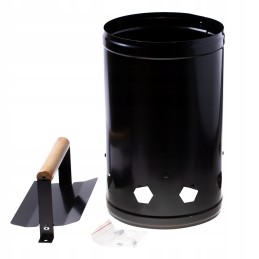 Kaminas anglies briketams griliui uždegti