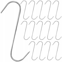 Rūkymo kabliukai 15x4 5x0 3cm stiprūs 15 vnt