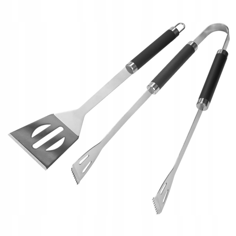 Grilio priedai 2 dalys mentelė ir žnyplės