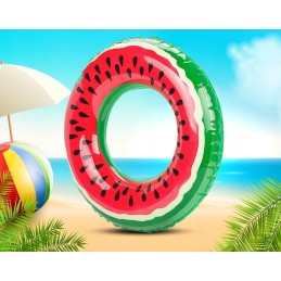 Pripučiamas arbūzo plaukimo žiedas, 80 cm
