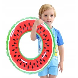 Pripučiamas arbūzo plaukimo žiedas, 80 cm