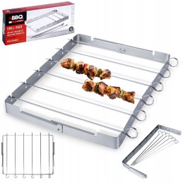 Iešmeliai su plieniniu rėmu, 7 vnt. (orion-489247)