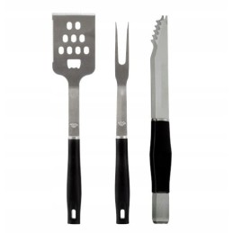 Žnyplės, mentelė, šakutė, metalinis, rinkinyje 3 vnt