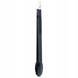 Juodos plieninės grilio žnyplės 51 cm