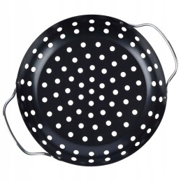 Grilling basket metal black 29x24 cm
