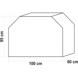 Grilio dangtis 100 x 60 x 95 cm lund 99760