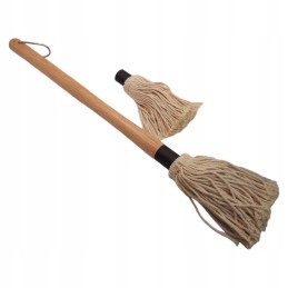 Šepetėlis kepimui ant grotelių, medvilninė šluostė, 40 cm