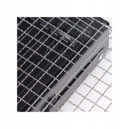 Turistinis anglies grilis nešiojamas sulankstomas stačiakampis grilis mažas kūrenimas