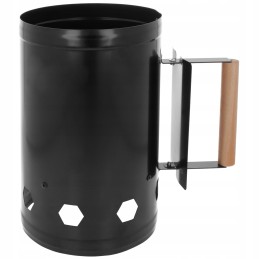 Kaminas šašlykinei uždegti, anglių laužas, didelis briketinis ugnies starteris