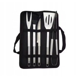 ✅Grilinio kepimo reikmenų rinkinys 5in1 - puikiai tiks dovanai!