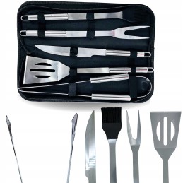 ✅Grilinio kepimo reikmenų rinkinys 5in1 - puikiai tiks dovanai!