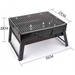 Sodo ir turistinė kepsninė, sulankstomas, nešiojamas, anglinis kempingas lagaminas