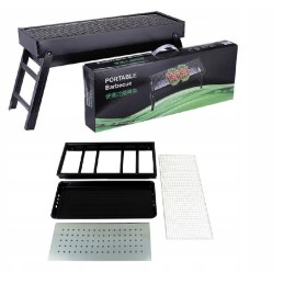 Sulankstomas medžio anglies sodo turistinis grilis