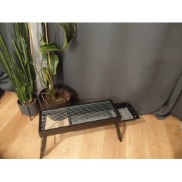 Sulankstomas medžio anglies sodo turistinis grilis