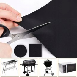 10x grilio kilimėlis, padėklas 40x33cm, teflonas, kepimui, daugkartinės grotelės