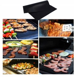 10x grilio kilimėlis, padėklas 40x33cm, teflonas, kepimui, daugkartinės grotelės