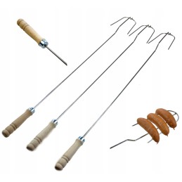 ✅ 3 vnt laužo pagaliukai - aukščiausios kokybės nerūdijančio plieno