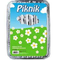 Didelės kepsninės padėklai, aliuminio vienkartinės lėkštės, tvirtas padėklas, grilis, 30 vnt