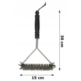 Grilio grotelių valymo šepetys 30 cm