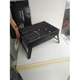 �🔥 Sulankstomas turistinis grilis, nešiojamas sodo anglies lagaminas su rankena