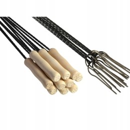 10vnt laužo lazdelės kielbasa šakutės šakutės