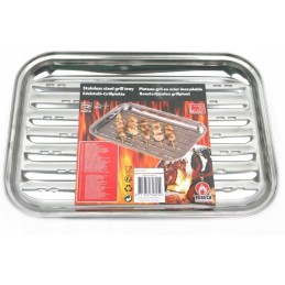 Nerūdijančio plieno bbq grilio padėklas 34 5 cm