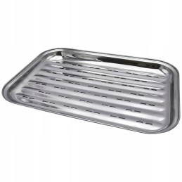 Nerūdijančio plieno bbq grilio padėklas 34 5 cm