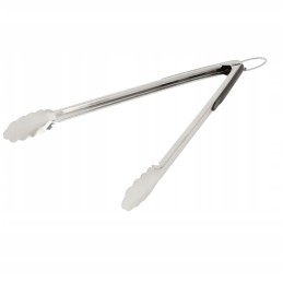 Kepsninės komplektas, metalinis padėklas + žnyplės 41 cm + popierinės lėkštės 20 vnt