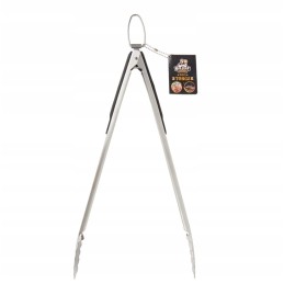 Kepsninės komplektas, metalinis padėklas + žnyplės 41 cm + popierinės lėkštės 20 vnt