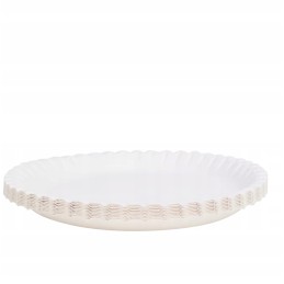 Kepsninės komplektas, metalinis padėklas + žnyplės 41 cm + popierinės lėkštės 20 vnt