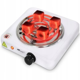 Balta elektrinė kaljano anglies uždegimo mini viryklė 1000w