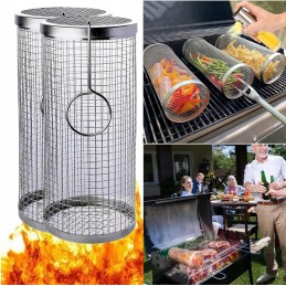 Krepšelis daržovėms ir gruzdintoms bulvytėms kepti, besisukančios grotelės, 20x9cm