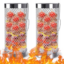 Krepšelis daržovėms ir gruzdintoms bulvytėms kepti, besisukančios grotelės, 20x9cm