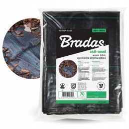 Agrotekstilė nuo piktžolių juodas piktžolių kilimėlis pp UV 70g 1,6 x 10m