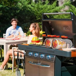 Krepšelis daržovėms ir gruzdintoms bulvytėms kepti, besisukančios grotelės, 20x9cm