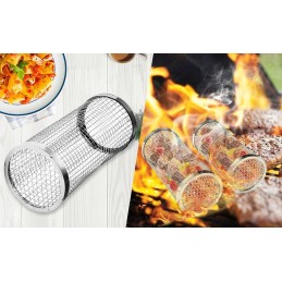 Krepšelis daržovėms ir gruzdintoms bulvytėms kepti, besisukančios grotelės, 20x9cm