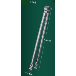 Ilgos grilio žnyplės, nerūdijančio plieno, 45 bbq