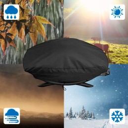 Atsparus vandeniui ir dulkėms kepsninės dangtis, skirtas weber 7110 q1000/100