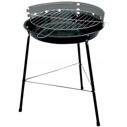 Apvalios anglies grilis - vežimėlis - 32,5 cm - pagrindinis grilis - žalias