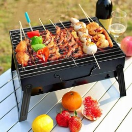 Žygio grilis nešiojamas sulankstomas kempingo lagaminų rinkinys xl priedai