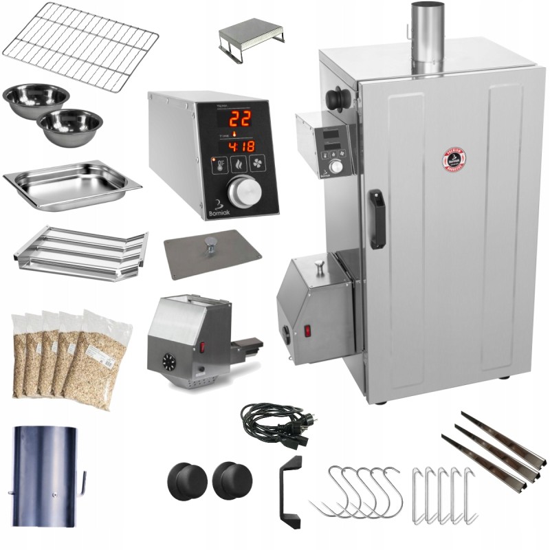 Rūkalius bbq borniak bbdst 70 laikmatis inox