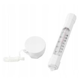 Baseino termometras, baseinas, sūkurinė vonia, klasikinė balta